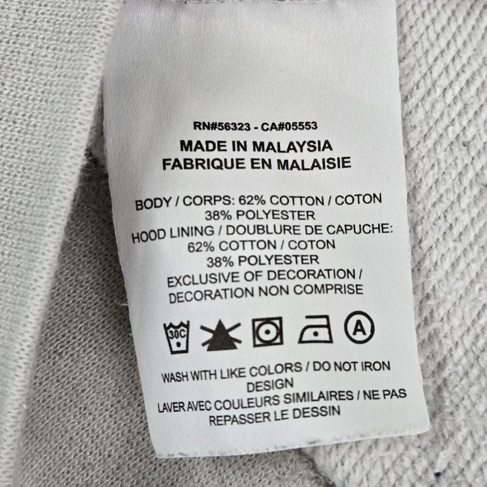 Jordan‎ Men Hoodie S White Graphic Print Big Logo Air Jumpman